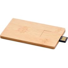 16GB USB Stick Bambus CREDITCARD PLUS (holz) (Art.-Nr. CA136746)