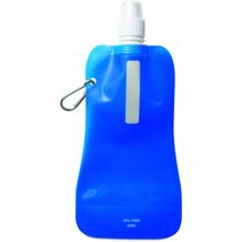 Faltbare Wasserflasche GATES (transparent blau) (Art.-Nr. CA151690)