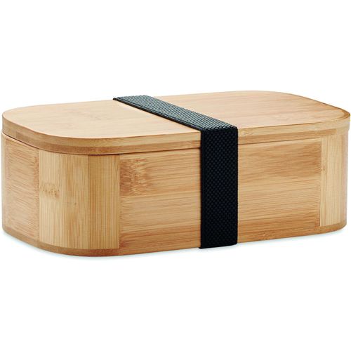 Lunchbox Bambus 1000 ml LADEN LARGE (Art.-Nr. CA152564) - Lunchbox aus Bambus mit herausnehmbarer...