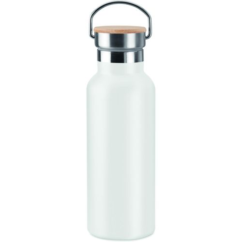 Isolierflasche 500ml HELSINKI (Art.-Nr. CA152620) - Doppelwandige Isolierflasche aus Edelsta...