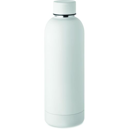Trinkflasche Edelstahl 500 ml ATHENA (Art.-Nr. CA157019) - Doppelwandige Isolierflasche aus recycel...