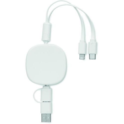 Einziehbares USB-Ladekabel TOGOBAM (Art.-Nr. CA163900) - Einziehbares USB-Ladekabel. ABS mit...
