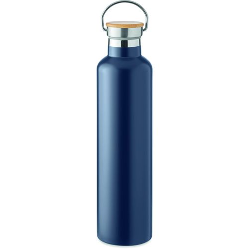 Isolierflasche 1000 m l HELSINKI LARGE (Art.-Nr. CA167507) - Doppelwandige Isolierflasche aus Edelsta...