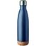 Doppelwandige Isolierflasche ASPEN CORK (Französisch Navy) (Art.-Nr. CA175081)