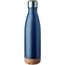 Doppelwandige Isolierflasche ASPEN CORK (marineblau) (Art.-Nr. CA175081)