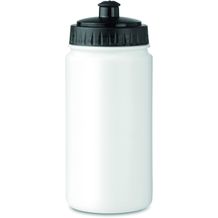 Trinkflasche PE 500ml SPOT FIVE (weiß) (Art.-Nr. CA180615)