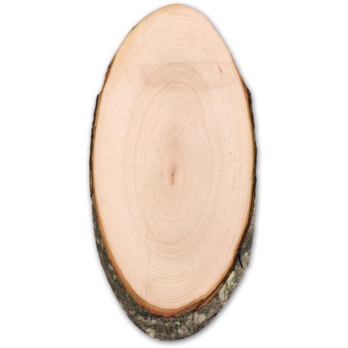 Ovales Schneidebrett (Art.-Nr. CA181353) - Ovales Schneidebrett aus Holz. Naturbela...