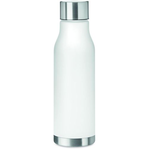 Trinkflasche RPET 600ml GLACIER RPET (Art.-Nr. CA192805) - Trinkflasche aus RPET mit gummierten...