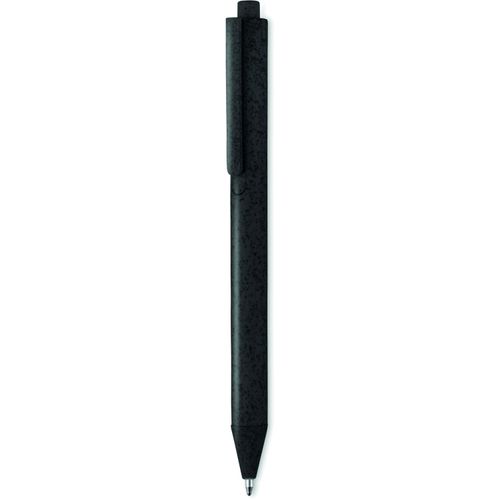Öko-Druckkugelschreiber PECAS (Art.-Nr. CA200297) - Druckkugelschreiber aus Weizenstrohhalm-...