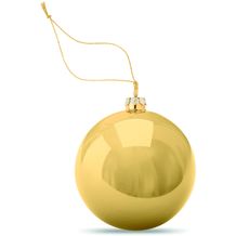 Weihnachtskugel Sublimation HAPPY BALL (golden) (Art.-Nr. CA201041)