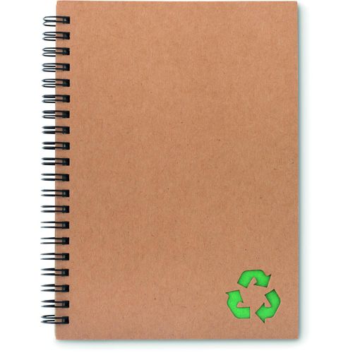 Notizbuch mit Steinpapier PIEDRA (Art.-Nr. CA222131) - Notizbuch mit Cover aus recyceltem...