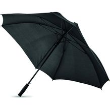 27" Regenschirm, quadratisch COLUMBUS (Schwarz) (Art.-Nr. CA232413)