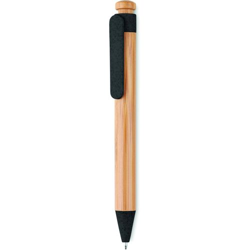 Öko-Druckkugelschreiber TOYAMA (Art.-Nr. CA238371) - Druckkugelschreiber mit Schaft aus...