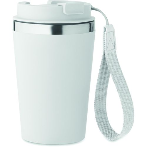 Doppelwandiger Trinkbecher 350 ml TOPAZ (Art.-Nr. CA238763) - Doppelwandiger Becher aus recyceltem...