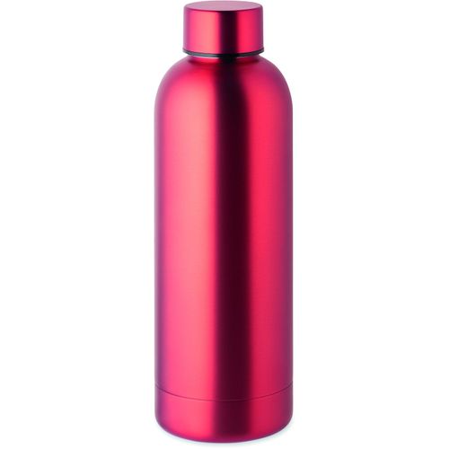 Trinkflasche Edelstahl 500 ml ATHENA (Art.-Nr. CA242582) - Doppelwandige Isolierflasche aus recycel...