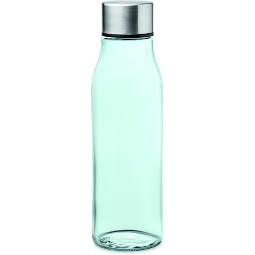 Trinkflasche Glas 500 ml (Art.-Nr. CA245434) - Trinkflasche aus Glas mit Verschluss...