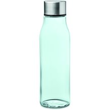 Trinkflasche Glas 500 ml (transparent blau) (Art.-Nr. CA245434)