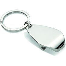 Schlüsselring mit Kapselheber HANDY (silber glänzend) (Art.-Nr. CA263667)
