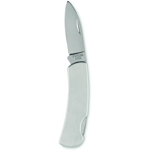 Taschenmesser Edelstahl MONSON (Art.-Nr. CA272996) - Klappbares Taschenmesser aus Edelstahl...