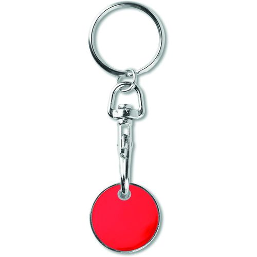Schlüsselring mit Chip EUR TOKENRING (Art.-Nr. CA274747) - Schlüsselring mit Einkaufswagenchip ...