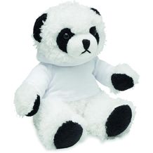 Plüsch-Panda mit Hoody PENNY (weiß) (Art.-Nr. CA276830)