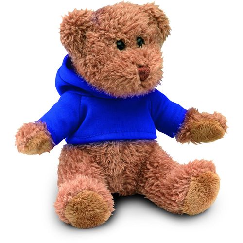 Teddybär mit Hoody JOHNNY (Art.-Nr. CA279548) - Sitzender Teddybär im Hoody.