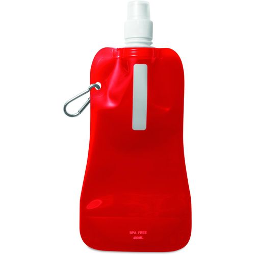 Faltbare Wasserflasche GATES (Art.-Nr. CA281967) - Faltbare Wasserflasche aus BPA freiem...