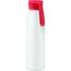 Trinkflasche Aluminium 600ml NAPIER (Weiß/Rot) (Art.-Nr. CA283799)