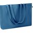 Recycelte Canvas-Tasche RESPECT COLOURED (blau) (Art.-Nr. CA293846)
