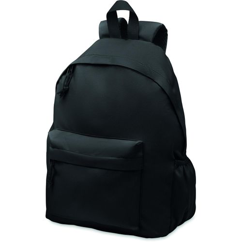 Rucksack 600D RPET-Polyester BAPAL+ (Art.-Nr. CA293962) - Rucksack mit Reißverschluss-Außentasch...