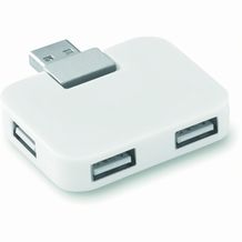 4 Port USB Hub SQUARE (weiß) (Art.-Nr. CA294961)