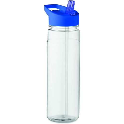 Trinkflasche RPET 650ml ALABAMA (Art.-Nr. CA299594) - Trinkflasche aus RPET mit PP-Flip-Top-De...