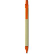 Papier/Mais PLA Kugelschreiber CARTOON (orange) (Art.-Nr. CA303880)