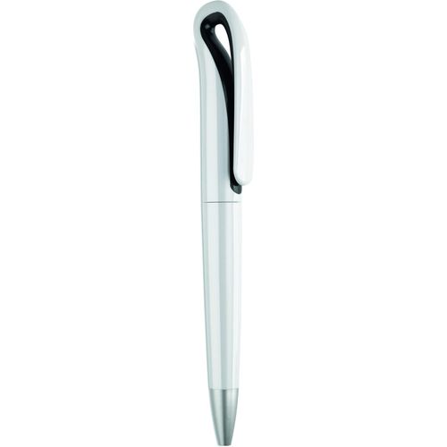 Kugelschreiber WHITESWAN (Art.-Nr. CA305294) - Drehkugelschreiber aus ABS. Blaue...
