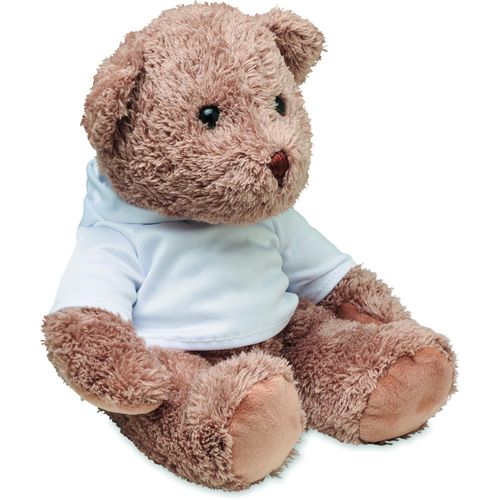 Plüsch-Bär mit Hoody JOHN (Art.-Nr. CA311101) - Teddybär aus Plüsch mit Kapuzenpull...