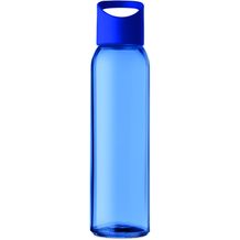 Trinkflasche Glas 470 ml PRAGA (königsblau) (Art.-Nr. CA311644)