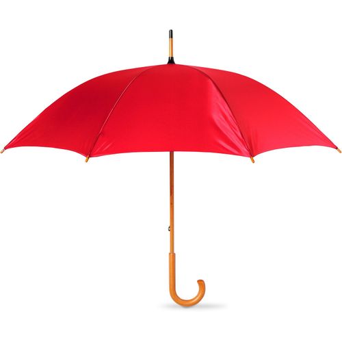Regenschirm mit Holzgriff CALA (Art.-Nr. CA326231) - 23 inch Regenschirm aus 190T Polyester....