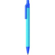 Kugelschreiber Papier/Mais PLA CARTOON COLOURED (blau) (Art.-Nr. CA333196)