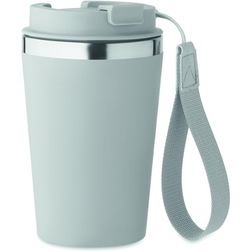 Doppelwandiger Trinkbecher 350 ml TOPAZ (Art.-Nr. CA351579) - Doppelwandiger Becher aus recyceltem...