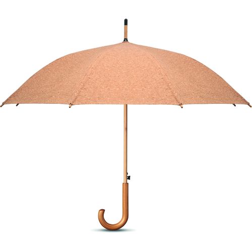 Regenschirm mit Kork QUORA (Art.-Nr. CA355547) - "25"" Regenschirm mit einer Beschichtung...