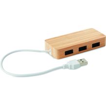 3 Port 2.0 USB Hub Bambus VINA (holz) (Art.-Nr. CA361280)