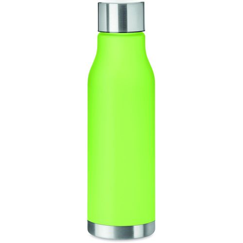 Trinkflasche RPET 600ml GLACIER RPET (Art.-Nr. CA362253) - Trinkflasche aus RPET mit gummierten...