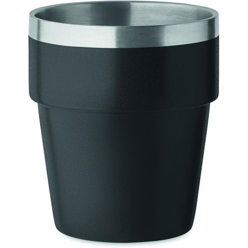 Doppelwandiger Trinkbecher 250 ml ACERITO (Art.-Nr. CA370347) - Doppelwandiger Becher aus recyceltem...