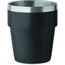 Doppelwandiger Trinkbecher 250 ml ACERITO (Schwarz) (Art.-Nr. CA370347)