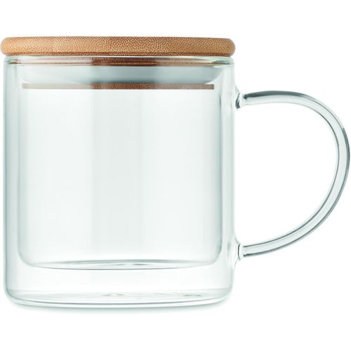Borosilikatglas 300 ml FARBI (Art.-Nr. CA388811) - Doppelwandiges Borosilikatglas mit...