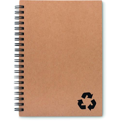 Notizbuch mit Steinpapier PIEDRA (Art.-Nr. CA411462) - Notizbuch mit Cover aus recyceltem...