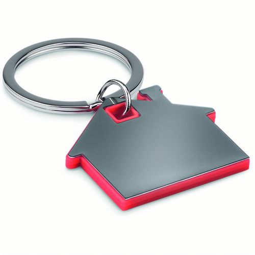Schlüsselring Haus IMBA (Art.-Nr. CA413127) - Schlüsselring mit Anhänger in Opt...