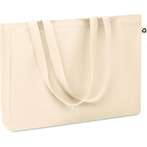 Recycelte Canvas-Tasche RESPECT (Art.-Nr. CA424511) - Recycelte Canvas-Einkaufstasche oder...