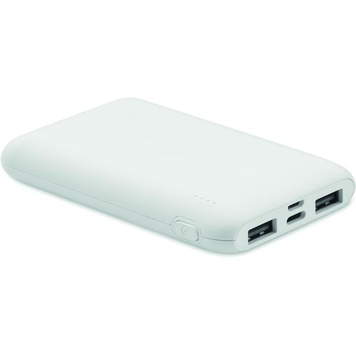 Powerbank 5000 mAh POWER52C (Art.-Nr. CA445477) - Powerbank 5000 mAh aus recyceltem ABS....