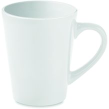 Keramik Kaffeebecher 180ml TAZA (weiß) (Art.-Nr. CA449239)